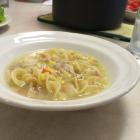 Homemade Chicken Noodle Corn Soup