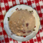 Homemade Bean Soup with Ham Bone