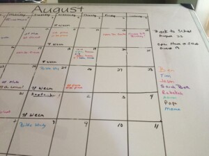 DIY calendar