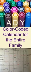 Create a Color-Coded Family Calendar Using Post-it Notes - MomTrends