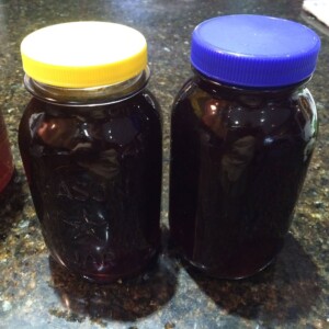 TEA in jars with lids