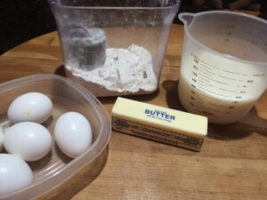 creamed eggs ingredients
