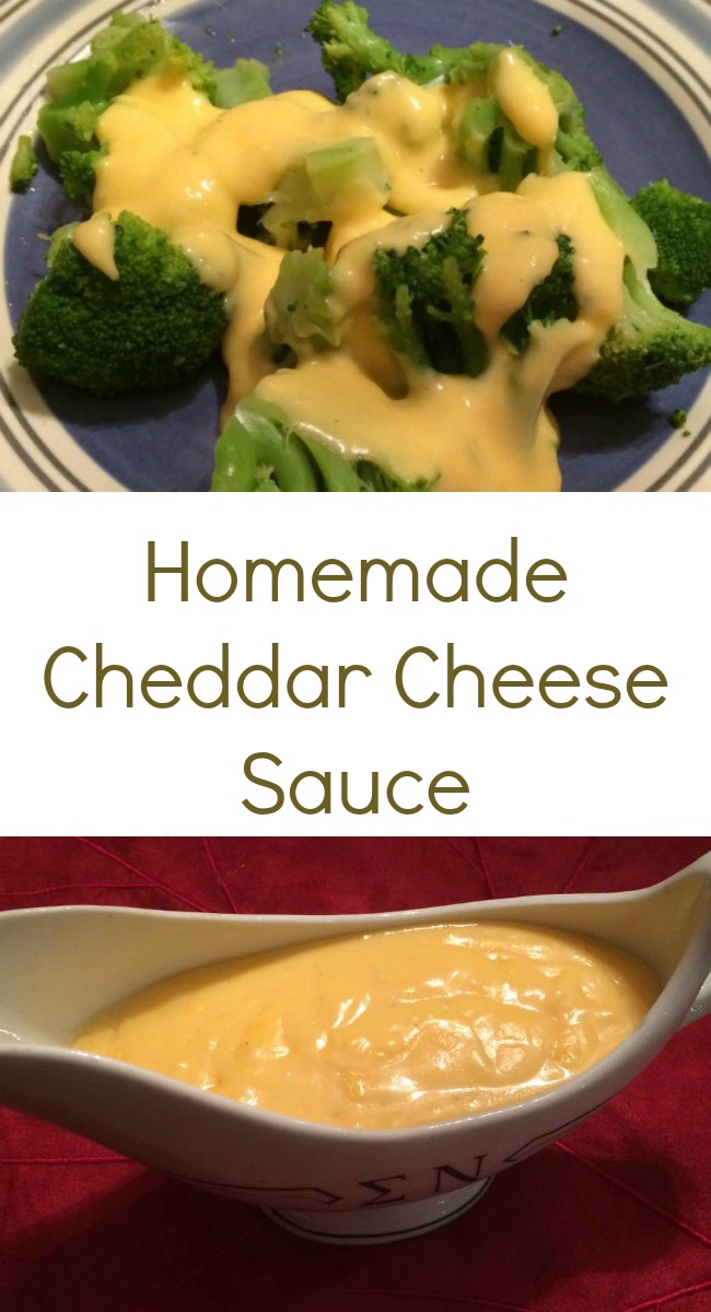 Homemade Cheddar Cheese Sauce - My Windowsill