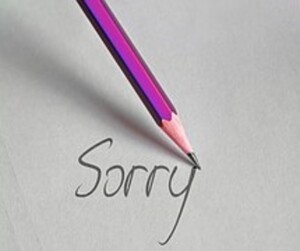 saying sorry isn't enough