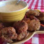 Sausage Balls with Dip