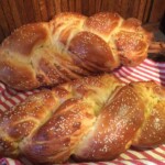 Golden Sesame Braid Bread