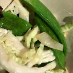 Sauteed Snow Peas and Cabbage