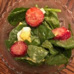 Spinach Salad with Homemade Dressing