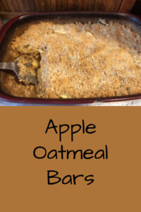 apple oatmeal bars