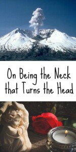 the neck that turns the head