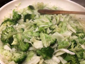 cabbage and broccoli