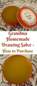 Grandma homemade drawing salve