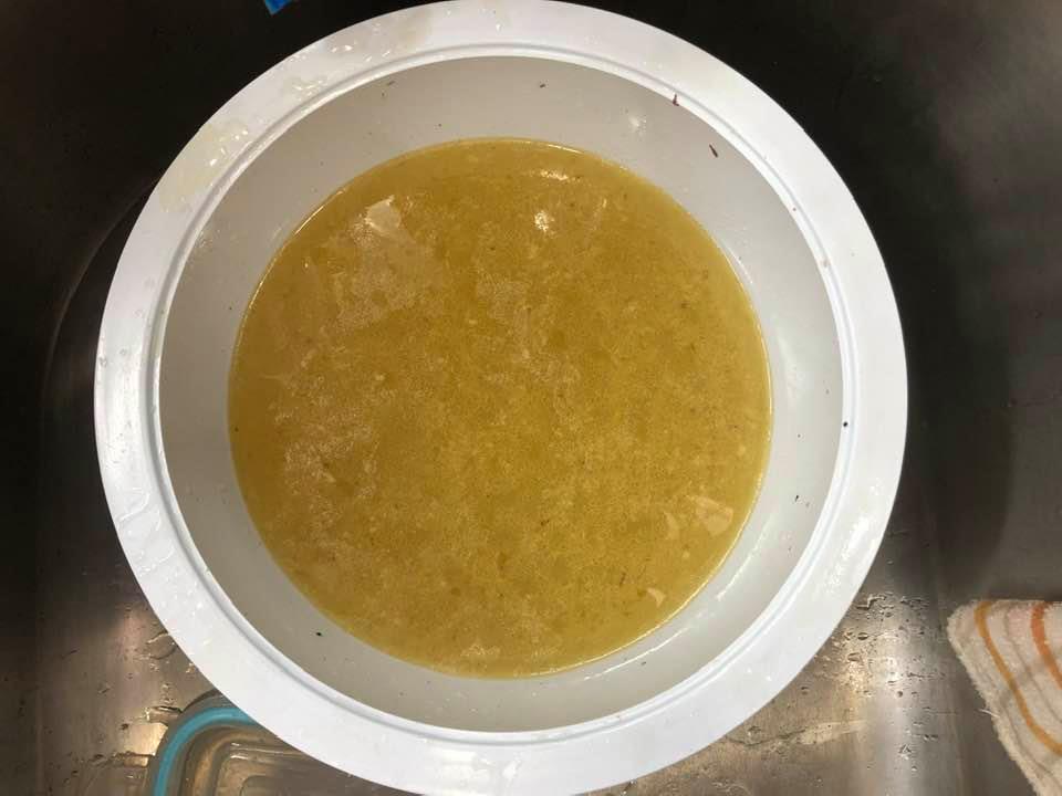 chicken and broth