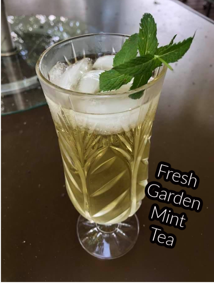 Fresh Garden Mint Tea - My Windowsill