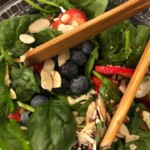 Spinach Salad with Fruit