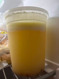 homemade chicken broth