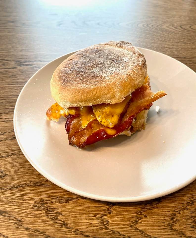 English Muffin Breakfast Sandwich My Windowsill