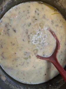 cheeseburger soup #2