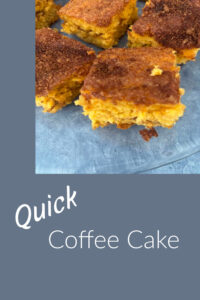 Pinterest Quick Coffee Cake