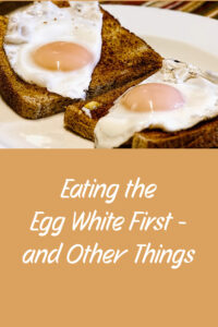 Pinterest Eating the Egg White FIrst