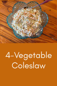 4-vegetable coleslaw pinterest