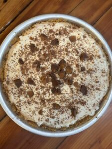 creamy peanut butter pie