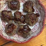 Barbecued Onion Meat Loaves